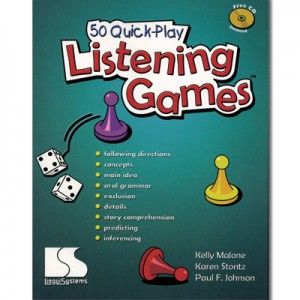 17 critical listening skill activities are now in a ready-to-copy book of games! Students learn to attend to the salient information in each activi... Cda Portfolio, Listening Games, Vocabulary Strategies, Listening Activities, Articulation Games, Teaching Esl, Grammar Games, Vocabulary Instruction, Speech Therapy Games