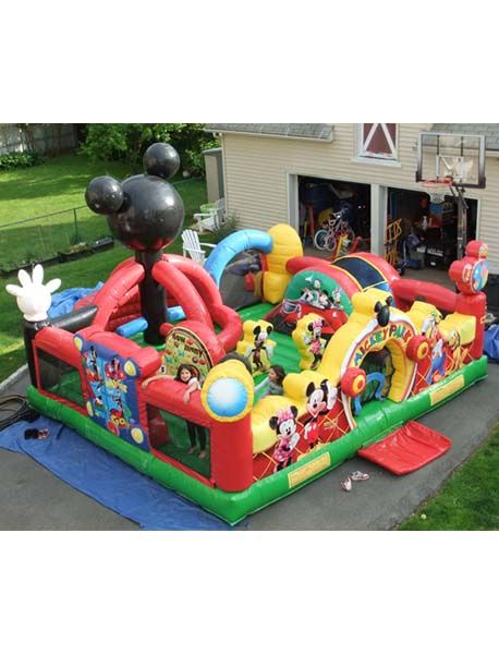 Mickey Park Learning Club Toddler 22×22 – $295 Toddler Party Activities, 2nd Party Ideas, Mickey Mouse Room, Papa Birthday, Moon Bounce, Mickey Mouse Themed Birthday Party, Bounce House Rentals, Bedroom Toys, Mickey Mouse Clubhouse Birthday