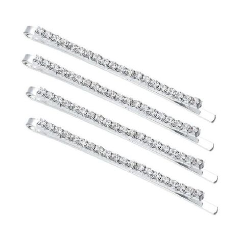 Rhinestone Bobby Pins, Decorative Hair Pins, Ponytail Wrap, Silver Wrapping Paper, Fine Straight Hair, Bobby Pin Hairstyles, Cool Braids, Bobby Pin, Braided Headband