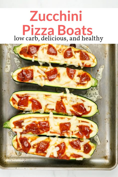 Zucchini Pizza Boats, Pizza Boats, Zucchini Pizza, Slender Kitchen, Zucchini Pizzas, Healthy Zucchini, Boiled Egg Diet Plan, Low Carb Low Sugar, Boiled Egg Diet