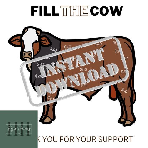 Ffa Fundraiser, Dance Fundraisers, The Cow, Ffa, Thank You For Support, Post It, Instant Download Etsy, Earn Money, Sell On Etsy