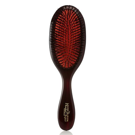 time. Mason Pearson Brush, Boar Brush, Boar Bristle Hair Brush, Diy Hair Masks, Boar Bristle Brush, Mason Pearson, Simple Ponytails, Hair Styling Tools, Wide Tooth Comb