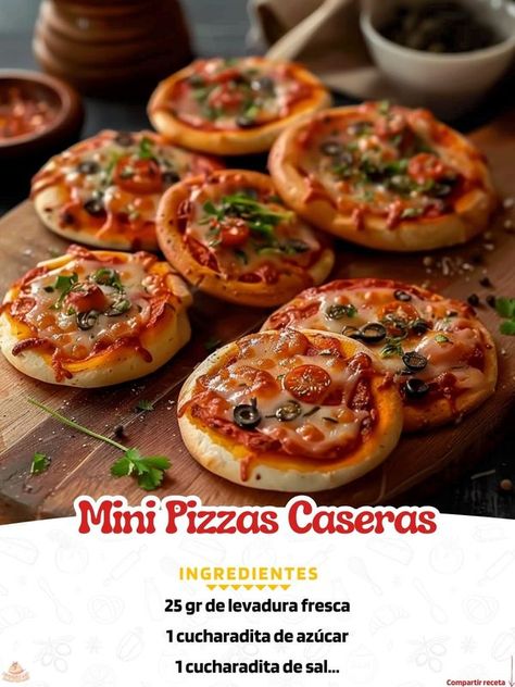 Mini Pizzas, Mini Pizza, Pizza