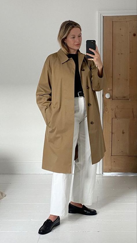 Spring Monochromatic Outfit, Alexis Foreman, Plus Size Minimalist Wardrobe, Trench Coat Outfit, 카드 디자인, Outfit Inspo Casual, Mommy Style, Fashion Capsule, Outfit Inspiration Fall