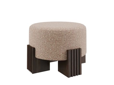 Low fabric stool CLARK by DÔME DECO Hanging Floor Lamp, Outdoor Mirror, Unique Chair, Missoni Home, Ottoman Stool, Deco Furniture, Dining Room Office, Living Styles, Outdoor Carpet