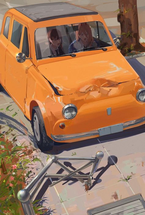 Fiat 600, Man Icon, Man Wallpaper, Power Cars, Man Images, S Car, Chainsaw, Anime Fanart, Anime Images