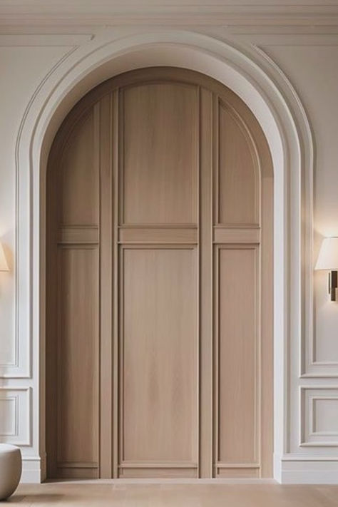 Timelessness and elegance are easy to achieve in your interior with Orac Decor's beautiful wall mouldings. Arch Panelling Design, Wall Panelling Arches, Arch Wall Moulding, Arch Panel Door, Arch Box Moulding, Baseboard Moulding, Spanish Homes, Flexible Molding, Union Bank