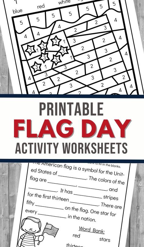 Flag Day Worksheets are a great way to work on fun learning concepts with the kids! Use these free printables to help early learners shine. Each page is full of new ideas for them to learn about! Patriots Day Activities, Free Educational Apps, Homeschool Freebies, Flag Coloring Pages, Dinosaur Activities, Homeschool Inspiration, Flag Day, Homeschool Printables, Printable Activities For Kids