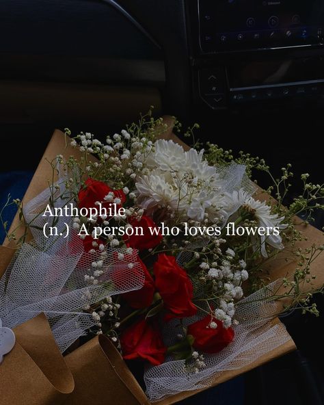 🥀💐 . . . . . . . . #darkacademia #darkaesthetic #vintage #vintagestyle #vintageaesthetic #flower #bouquet #anthophile #roses #daisies #babybreath #college #collegelife #architecture #architecturestudent A Person Who Loves Flowers, Bouquet Of Flowers Aesthetic, Flower Bookey, Flower Captions, Flower Captions For Instagram, Buy Her Flowers, Aesthetics Tumblr, Snapchat Streaks, Uncommon Words