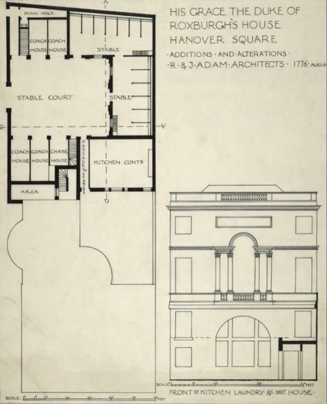 Harewood House, Kitchen And Laundry, Architecture Images, Architecture Plan, Stables, Architecture Drawing, Floor Plan, Interior And Exterior, United Kingdom