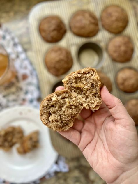 Apple Cider Sourdough Muffins Cider Muffins, Apple Cider Muffins, Sourdough Apple, Apple Cranberry Pie, Sourdough Muffins, Natural Yeast, Sweet Muffin, Apple Muffins, Cinnamon Chips