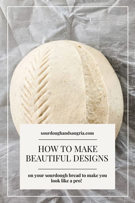 Beautiful designs on sourdough bread Bread Scoring Patterns, Sourdough Pizza Dough, How To Make Flour, Easy Sourdough Bread Recipe, Bread Scoring, Sourdough Bread Starter, Sourdough Recipe, Bread Lame, Sourdough Pancakes