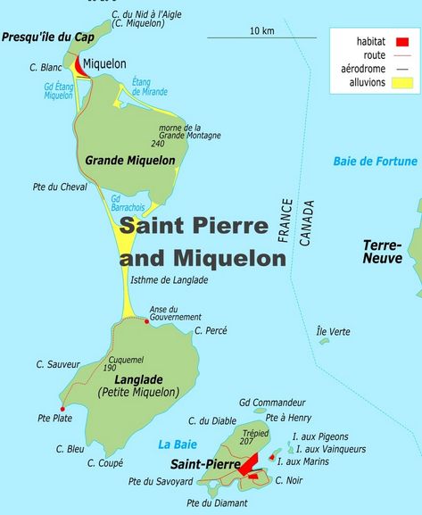 Canadian Cruise, Treaty Of Paris, Bay Of Biscay, St Pierre And Miquelon, American Colonies, Island Map, St Pierre, Country Maps, Prince Edward Island