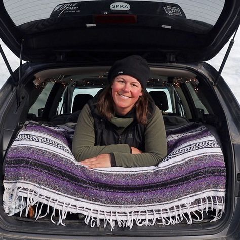 How I Stay Warm Sleeping in My Car in the Winter - The Hungry Hiker Car Camping In Winter, Winter Car Camping, Car Camping Setup, Camping Setup, Sleeping In Your Car, Heated Mattress Pad, Small Cooler, Winter Car, Best Insulation