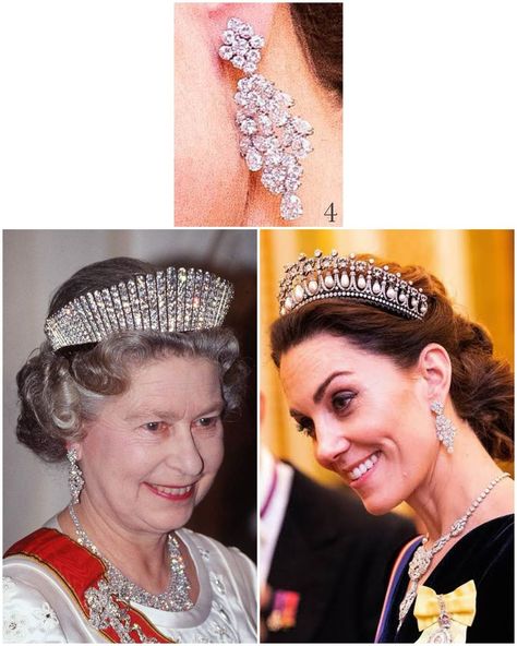 Keeping up with The Princess of Wales | The Princess of Wales in Queen Elizabeth II’s earrings - what is your favourite pair? 💎 1.The sapphire and diamond earrings - part of a… | Instagram Sheikh Zayed Bin Sultan, Zayed Bin Sultan Al Nahyan, Diamond And Pearl Earrings, State Dinner, Diamond Chandelier Earrings, Diamond Chandelier, Sapphire And Diamond Earrings, Pearl Gifts, Queen Mother