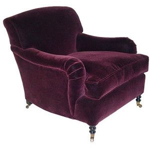 velvet chair -- gorgeous and comfy! Purple Velvet Chair, Nook Chair, Reading Nook Chair, Mauve Velvet, Velvet Chairs, Velvet Purple, Velvet Lounge Chair, Velvet Lounge, Library Chair