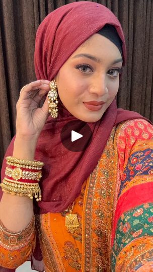 32K views · 642 reactions | Headscarf tutorial with earrings .hijab Arabia Hijab & Abaya Collection.  Jewellery Pearl Kingdom .dress Rivana… lens Siesta Europe | Nermeen Ahmed | Nermeen Ahmed · Original audio Hijab With Jewellery, Hijab Tutorial With Earrings, Hijab With Earrings, Headscarf Tutorial, Hijab Jewelry, Kingdom Dress, Abaya Collection, Jewellery Pearl, Hijab Abaya