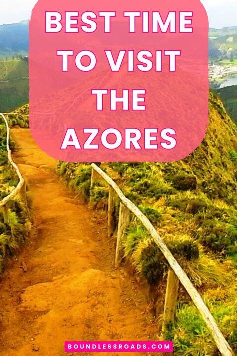 Wondering when to visit the Azores? This guide covers the best times to experience perfect weather, breathtaking landscapes, and top activities on these beautiful islands. Portugal Islands Azores, Azores Itinerary, Azores Travel, 2025 Travel, Portugal Azores, Travel To Portugal, Azores Islands, Places In Portugal, Azores Portugal