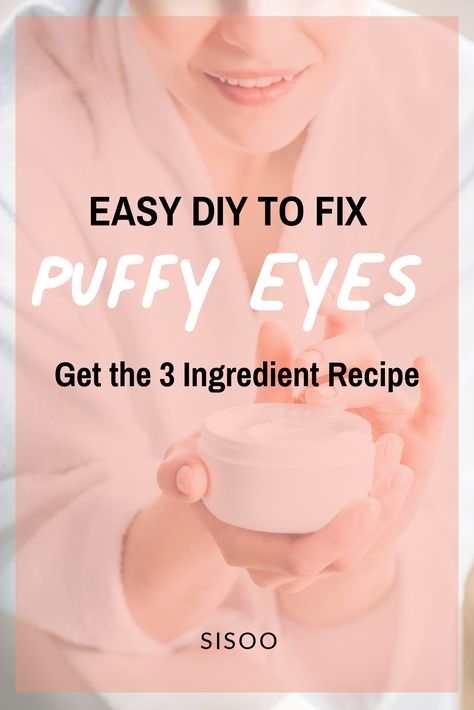 Get this simple recipe you can DIY to fix your puffy eyes! Diy Eye Cream Recipe, Tea For Hair, Eye Cream Recipe, Puffy Eyes Remedy, Green Tea For Hair, Puffy Eye, Benefits Of Green Tea, Caudalie Beauty Elixir, Diy Eye Cream