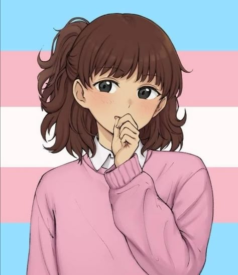 Cute Ocs, Trans Things, Trans Art, Pixel Art Background, Catty Noir, Lgbtq Stuff, Pride Art, Female Transformation, Trans Pride