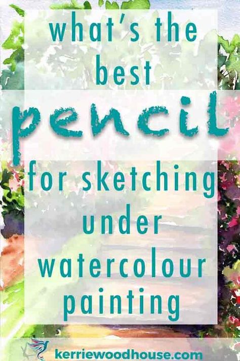 Watercolour Dogs How To Paint, Pen And Wash Watercolour Ink Drawings, Pencil Water Drawing, Watercolour Pencil Art Tutorials, Watercolour Hacks, Watercolor Pencil Art Ideas, Watercolor Pencil Art For Beginners, Line And Wash Watercolor Sketches, Watercolour For Beginners