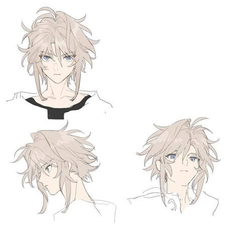 캐릭터 드로잉, Anime Hair, 영감을 주는 캐릭터, Anime Poses Reference, Sketchbook Art Inspiration, Boy Art, How To Draw Hair, Drawing Reference Poses, Art Inspiration Drawing