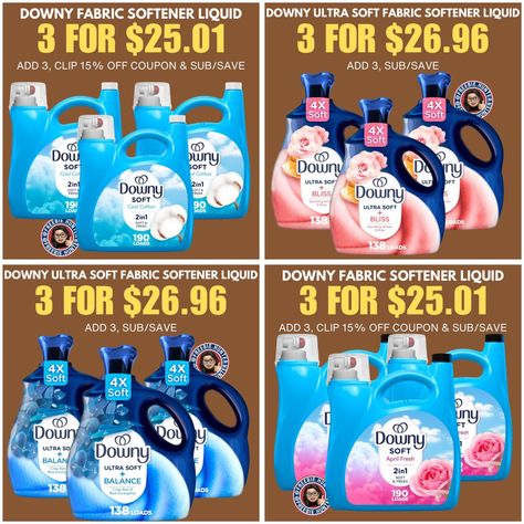 Comment NY & I’ll send you the links. 🧺 Stock Up on Downy Fabric Softeners at Unbeatable Prices! 🧺 Add 3 to your cart, subscribe & save, and stack the coupons for extra savings! 💸 Get your laundry essentials at a huge discount with this limited-time offer! 🏃🏽‍♀️ • Downy Fabric Softener Liquid: Clip 15% off coupon, pay $35, get $10 back in credits – ONLY $25.01 for all 3! 🧴 • Downy Ultra Soft Fabric Softener Liquid: Pay $36.96, get $10 back in credits – ONLY $26.96 for all 3! 🧴 L I N K ... Downy Fabric Softener, Liquid Fabric Softener, Laundry Essentials, Fabric Softener, Soft Fabric, Limited Time, Soft Fabrics, Fabric, Quick Saves