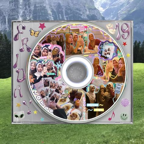 Scrapbook digital 💗 | DVD |corat-coret Dvd Diy, Cd Burning, Diy Dvd, Adorable Crafts, Memories Ideas, Scrapbook Pictures, Scrapbook Cover, Scrapbook Digital, Birthday Wishlist