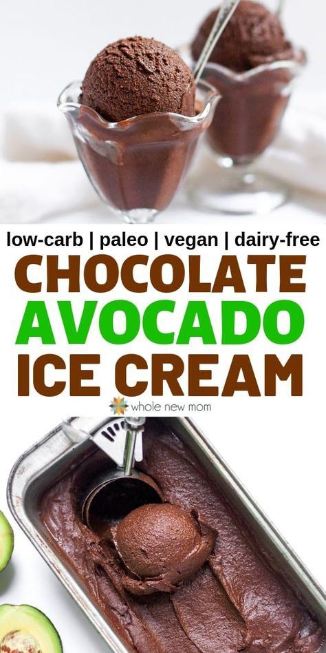 Avocado Ice Cream Vegan, Avocado Dessert Recipes, Chocolate Avocado Ice Cream, Healthy Vegan Dessert, Paleo Ice Cream, Cheesecake Vegan, Avocado Ice Cream, Avocado Dessert, Ice Cream Chocolate