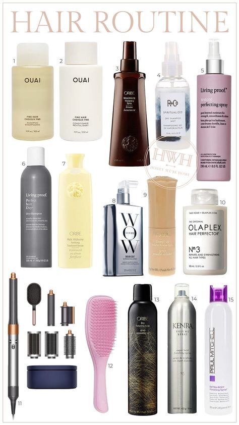 Hair Faves • Honey We're Home Ouai Conditioner, Hi Friend, Towel Dry Hair, Hair Towel Wrap, Dyson Airwrap, Shorter Hair, Clarifying Shampoo, Wet Brush, Hair Towel