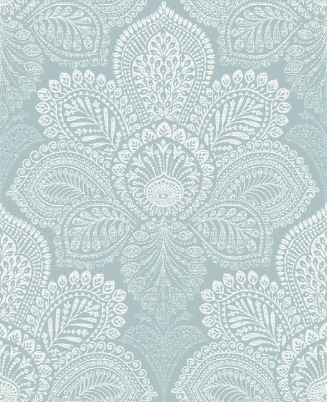 Maura Medallion 33' L x 20.5" W Wallpaper Roll Medallion Wallpaper, Brewster Wallpaper, Wallpaper Warehouse, Charcoal Wallpaper, A Street Prints, Go Wallpaper, Bohemian Theme, Wallpaper For Sale, Plant Wallpaper