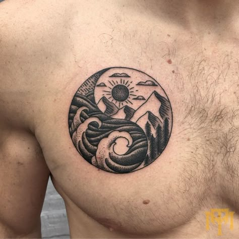 Yin Yang Tattoo Meaning, Yin Yang Tattoo, Ying Yang Tattoo, Yang Tattoo, Mark Tattoo, Cool Tattoo Drawings, Circle Tattoos, Circle Tattoo, Yin Yang Tattoos