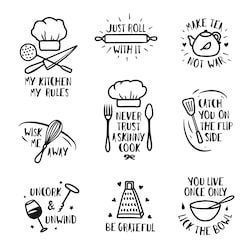 Photo and image portfolio by chelovector, featuring 282 high-quality, royalty-free images. Cooking Quotes, Idee Cricut, Kitchen Quotes, Wood Burning Crafts, Kitchen Posters, Illustration Vintage, Funny Sayings, 로고 디자인, Kitchen Art