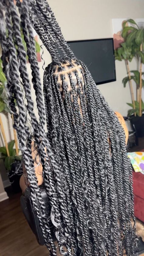 Twisted Hair, Cute Braided Hairstyles, Box Braids Hairstyles For Black Women, Cute Box Braids Hairstyles, Braided Hairstyles For Teens, Quick Braided Hairstyles, Protective Hairstyles Braids, Hair Twist Styles, Pretty Braided Hairstyles