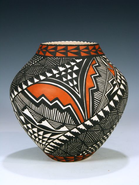 Navajo Pottery Patterns, Coiling Pottery, Glazing Inspiration, Zuni Pottery, Acoma Pottery, Southwest Pottery, Native Pottery, Native Designs, Navajo Pottery