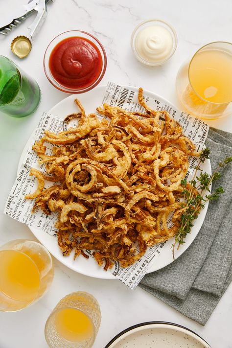 Onion Straws Recipe Onion Straws Recipe, Onion Straws, Onions Recipes, Dried Onions, Dairy Free Low Carb, Snack Smoothie, Slow Cooker Pasta, Easy Healthy Eating, Vegetable Rice