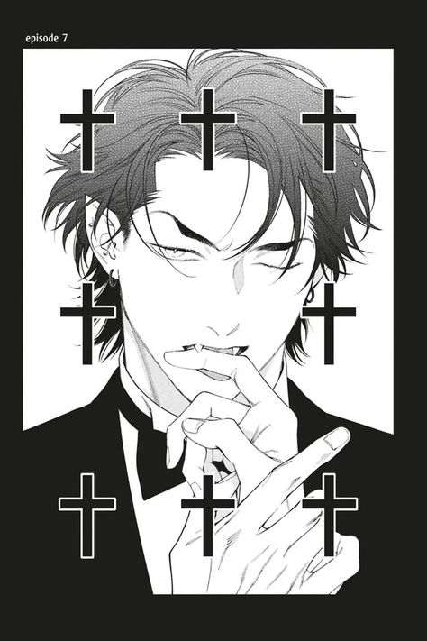 Fangs episode chapter 7 book volume 2 manga bl panel art illustration Billy Balibally Fangs Manga, Male Manga, Vampire Fangs, Anatomy Art, Panel Art, Boy Art, Art Reference Photos, Character Drawing, Anime Character Design