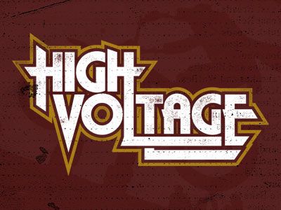 Dribb-voltage High Voltage Logo, Pink Music, Music Project, Anime Backgrounds, Weird Words, Filling Station, Cool Anime Backgrounds, Musical Band, Typography Inspiration