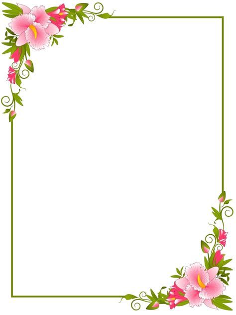 Frame For Picture Of Shorty And Whitney | Borders For Flower Border Clipart, Picture Borders, Printable Border, Clip Art Frames Borders, Printable Frames, Flower Background Design, Colorful Borders Design, Colorful Borders, Frame Border Design