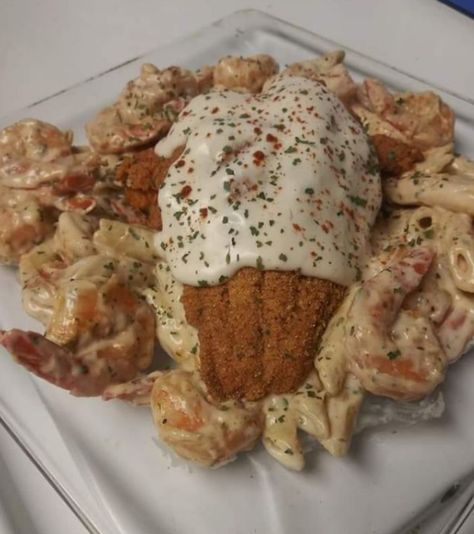 Alfredo Casserole, Lemon Meringue Cheesecake, Flavored Olive Oil, Shrimp Alfredo, Canned Mushrooms, Penne Pasta, Fresh Seafood, Casserole Recipe, Seafood Dishes