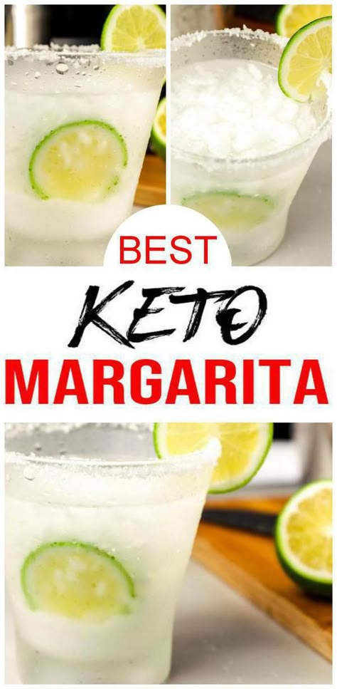 Check out these easy simple Ingredient Keto Margarita Recipe - perfect alcohol mixed drink for low carb diet. Kirb your sweets craving with a low carb margarita - tequilla margarita - make blended or on the rocks for ketogenic diet. Great keto beginner recipe or add to your keto meal for low carb drinks. Enjoy healthy New Years eating, Super Bowl or have for Valentines Day. #alcohol #easyrecipe Low Carb Margarita Recipe, Low Carb Margarita, Keto Margarita, Alcoholic Drink Recipe, Keto Alcohol, Margarita Tequila, Easy Margarita Recipe, Keto Beginner, Keto Beverages