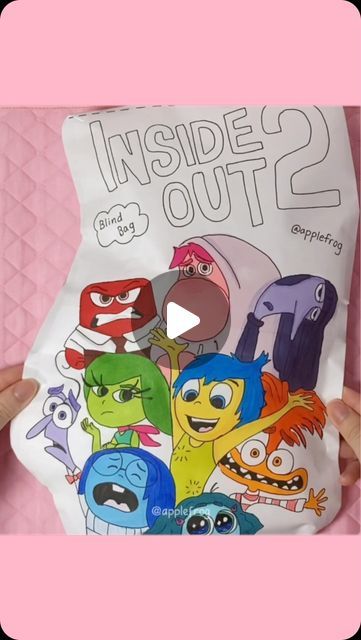 Inside Out Crafts, Paper Blinds, Inside Out 2, Blind Bag, Bag Ideas, Blind Bags, Bullet Journal Doodles, Journal Doodles, My Youtube Channel