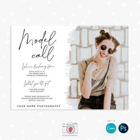 Get access to our entire template library – Strawberry Kit Model Call Template, Call Template, Photographers Price List, Call Photography, Photography Price List, Easter Mini Session, Graduation Templates, Mini Session Template, Graduation Invitations Template