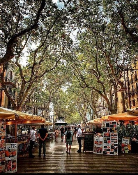 Les Rambles, Barcelona La Barceloneta, Barcelona, Street View, Christmas