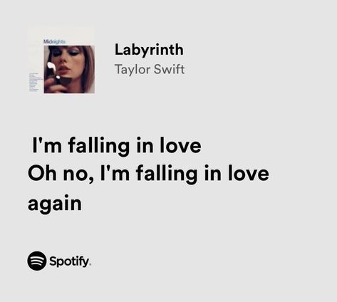 Taylor Swift Lyric Quotes, Taylor Swift Song Lyrics, Relatable Lyrics, Taylor Swift Song, Taylor Lyrics, Im Falling In Love, Song Lyric Quotes, Taylor Swift Fearless, In Love Again