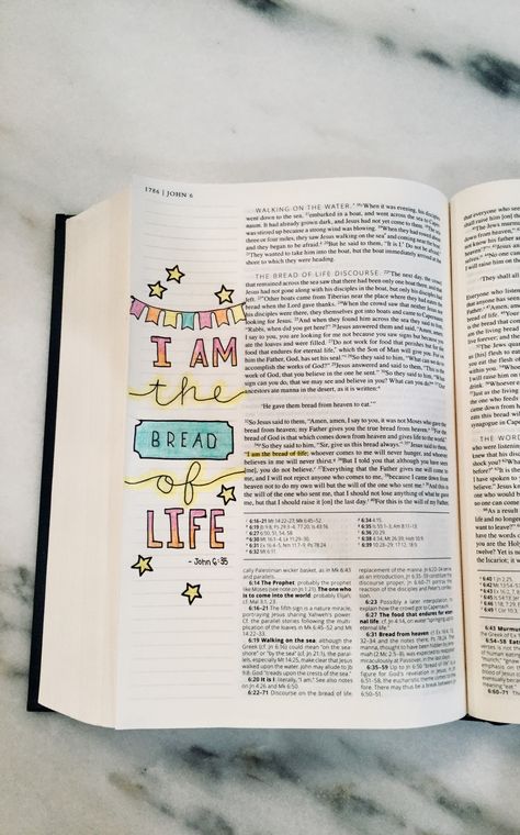 John 6:35, John 1 Bible Journaling, John 6 Bible Journaling, John 2 Bible Journaling, John 5 Bible Journaling, John 7 Bible Journaling, Bible Journaling John, John 4 Bible Journaling, John Bible Journaling