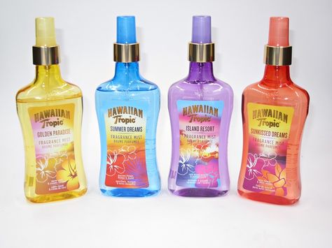 Hawaiian Tropic Fragrance Mists Are Available in the US And I Love Them! – Musings of a Muse Coconut Dream, Tropical Girl, Coconut Girl Aesthetic, Hawaiian Tropic, Gloss Labial, Malibu Barbie, A Muse, Coconut Girl, Fragrance Mist