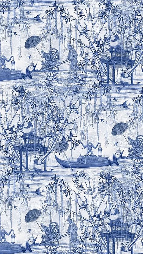 Dancing Animals, Antique Blue, Luxury Wallpaper, Blue China, Shop Interiors, Boutique Design, Woven Paper, Wall Covering, Exotic Pets