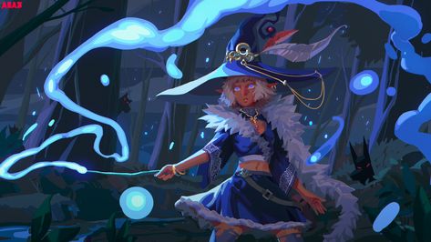 Water Magic Fantasy Art, Magic Fantasy Art, Bubble Witch, Water Magic, Interesting Characters, Types Of Magic, Super Powers Art, Witch Garden, Blue Garden