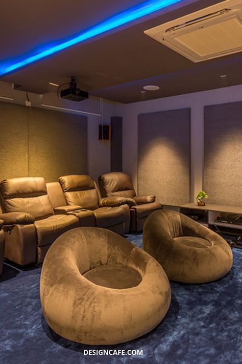 Home theater room design ideas Theatre Room Design, Home Theater Ideas Luxury, Small Cinema Room Ideas, Home Theatre Room Design, Small Home Theater Ideas, Small Cinema Room, Small Home Theater Rooms, Small Theater Room, Small Home Theater